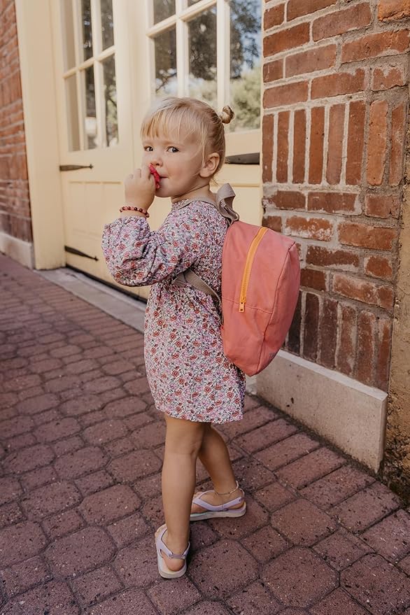 Hip Baby Wrap - Adventure-Ready Backpack for Toddlers - Cotton - Wipeable Fabric Lining and Large YKK Zipper - Perfect for Little Explorers, Comfortable & Stylish Design - Pink