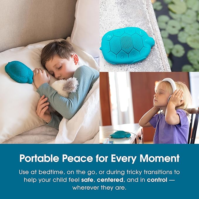 Zenimal Kids Sleep Aid - Screen-Free Sound Machine with Voice-Guided Audio Journeys, Soothing Sounds & Calming Music to Help Children Fall Asleep Faster and Sleep Peacefully All Night