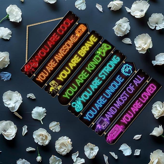 Room Decor for Boys Teens, Kids Room Decor, inspirational wall decoration, Kids Bedroom Decorations,Teen Bedroom Deco(Game)