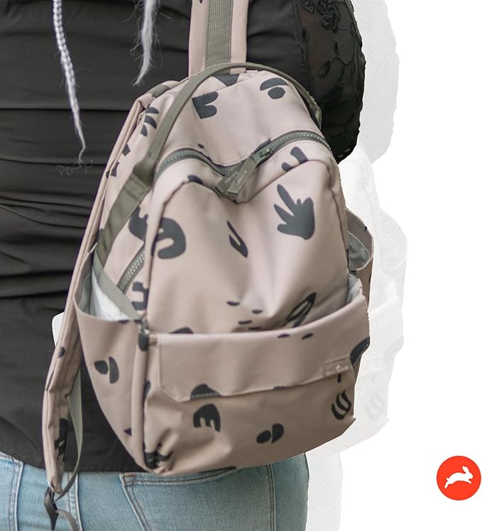 RED ROVR - Mini Roo Backpack (Truffle Doodle)