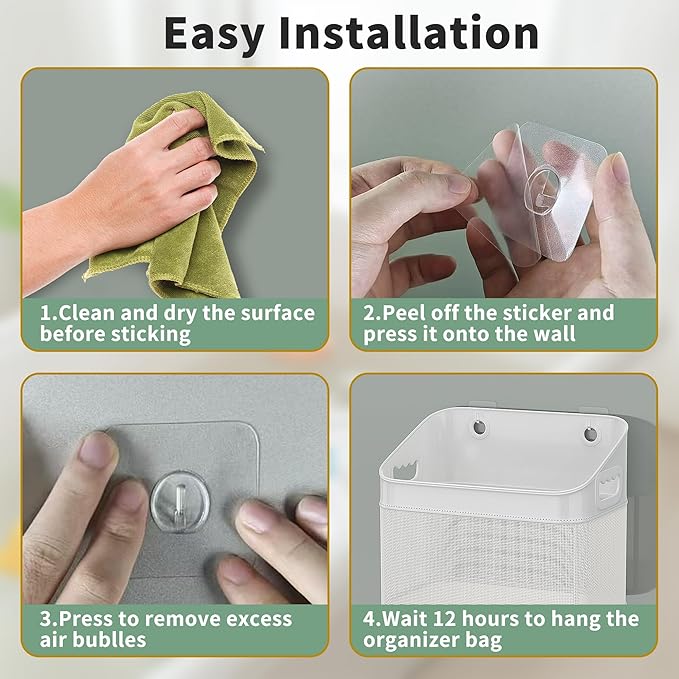 Mesh Baby Bath Toy Storage, ‎Large Capacity and Quick Drying Baby Toy Storage for Bath, Multi-use Net Bags Make Baby Bath Toy Organizer Easy, 1 Pack