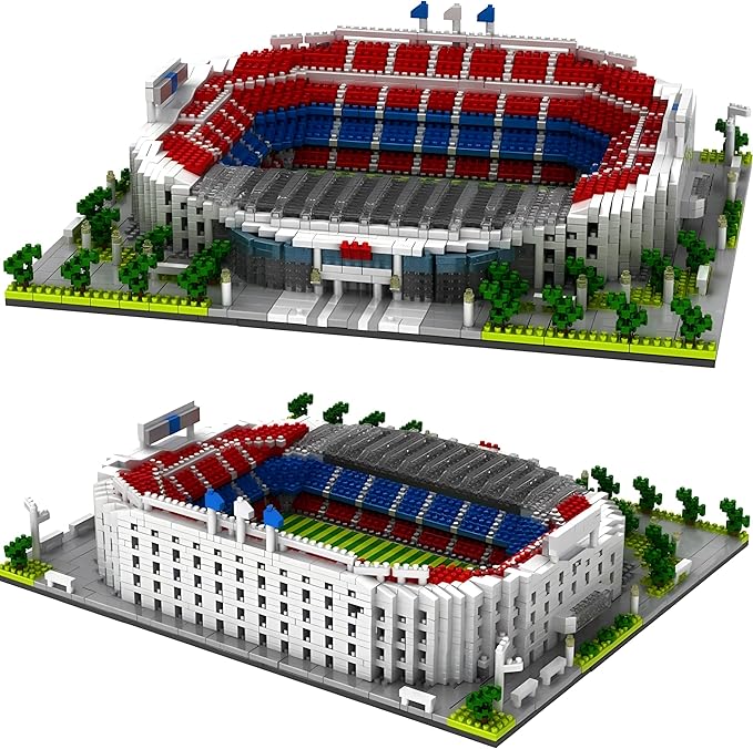 Soccer Stadium Building Blocks Sets Toys Football Architecture Model Kits Gifts for Adults Kids Boys 3500+Pieces