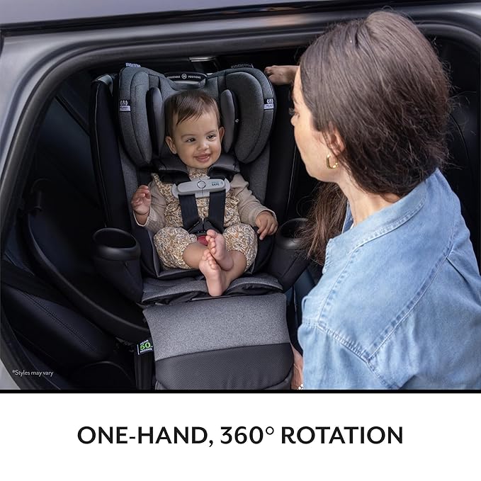 Evenflo Gold Revolve360 Extend All-in-One Rotational Car Seat with SensorSafe (Sapphire Blue)