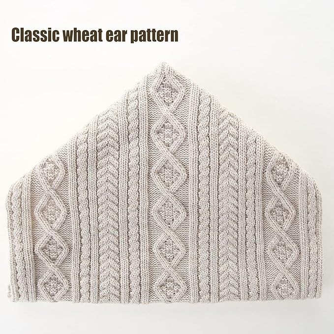 LMLALML Boys Winter Hat Earflap Knitted Beanie for Kids Warm Fleece Lined Thicken Hat for Baby