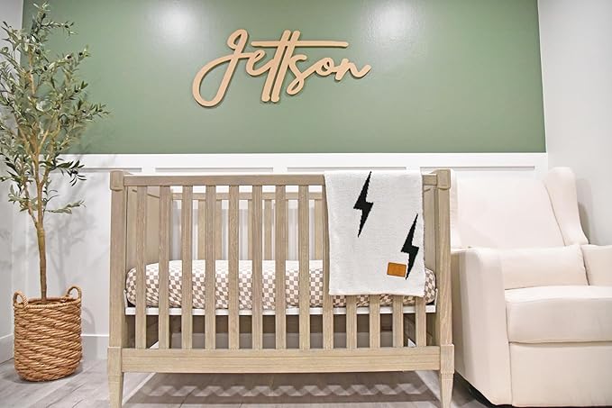 Lightning Bolt Baby Blanket 28"x40" - DreamSoft Knit Throw for Crib, Stroller or Car Seat - Soft Receiving Blanket/Newborn Nursery Gift Essential for Toddler, Infant, Kids, Boys & Girls (Black/White)