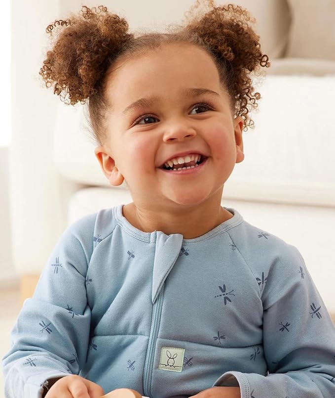 ergoPouch 3.5 TOG Sleeping For Baby Girl and Boy - Our Baby Sleeping Provide Ultimate Comfort - Easy Diaper Changes - Made with Breathable Materials (12-24 Months, Dragonflies)