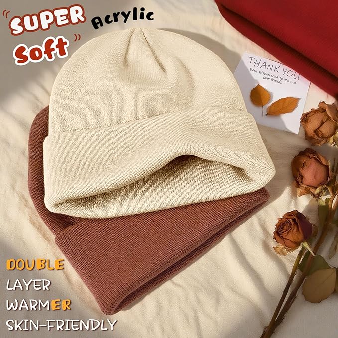 ZOORON Toddler Beanie Baby Boys Girls Beanies Kids Winter Hats Children Knit Warm Caps Soft Ski Hat