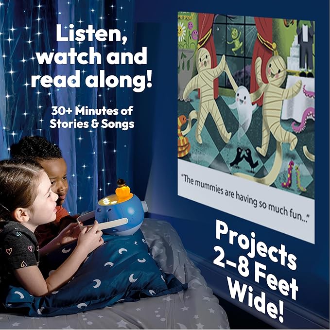 Halloween Black Cat Figurine Cartridge – Projects 5 Halloween Stories and 5 Fun, Spooky Songs, Over 30 Minutes of Audio Content | Gift and Toy for Ages 3+