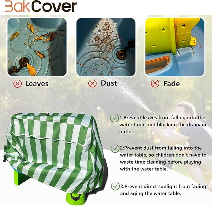 Water Table Cover Rain Showers Splash Pond Water Table, Water Table Cover for Water Table for Toddlers 1-3, Water Table Accessories for Outside Toys For Toddlers 1-3-Cover Only