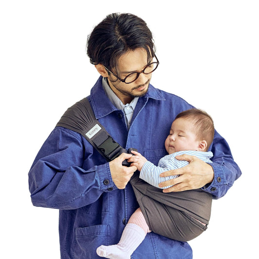 Konny Baby Carrier Hip Seat, Dual Support IHDI Certified with Two Safety Pads, Adjustable Wraps Sling Wearable One Size Fits All, Baby Essentials for 6 to 48 Months up to 44 lbs -Charcoal