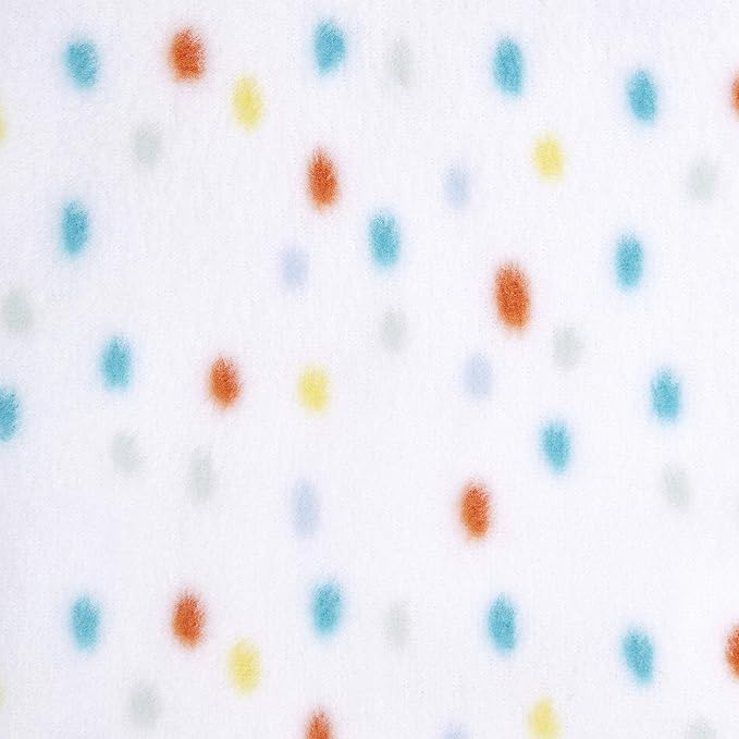 HALO Micro-Fleece Sleepsack Swaddle, 3-Way Adjustable Wearable Blanket, TOG 3.0, Confetti, Newborn, 0-3 Months