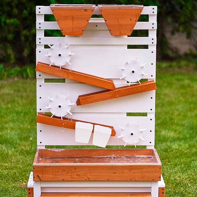 Avenlur Wooden Water Table for Kids 3 and Up - Large Water Play Table for Indoor/Outdoor Fun