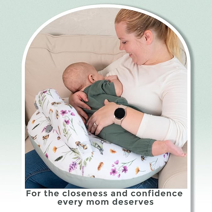 New Inflatable Breastfeeding Pillow & Travel Nursing Pillow for Baby Girl and Boy - Portable Travel Nursing Pillows for Breastfeeding