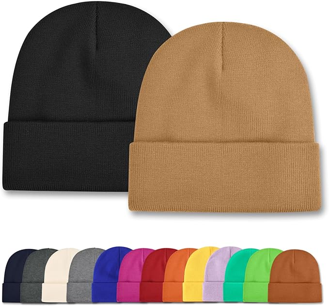 ZOORON Toddler Beanie Baby Beanies for Boys Girls Kids Winter Hats Children Knit Warm Caps 0-12years