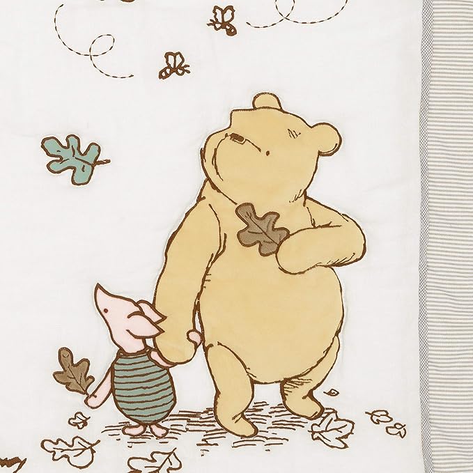 Lambs & Ivy Disney Baby Storytime Pooh 3-Piece Nursery Crib Bedding Set