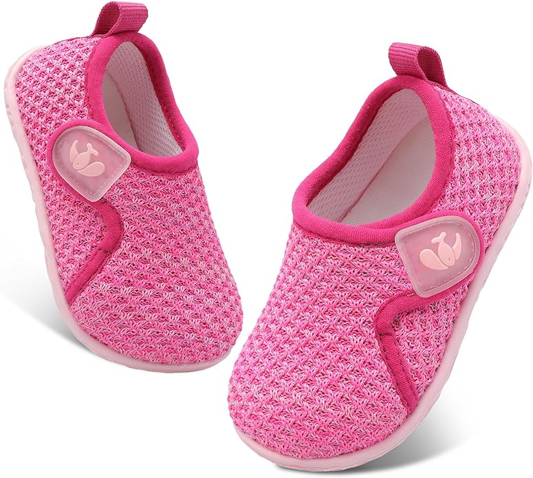 FEETCITY Baby Boys Girls First Walking Shoes Infant Sneakers Crib Shoes Breathable Lightweight Slip On Shoes