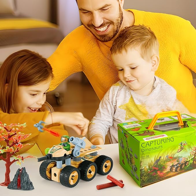 HOMETTER Stem Building Toys, Dinosaur Toys for 5+ Years Old Kids, Engineering Toys Creative Set, Christmas Ideas Gift for Boys Age 5 6 7 8 9 10+ Years Old
