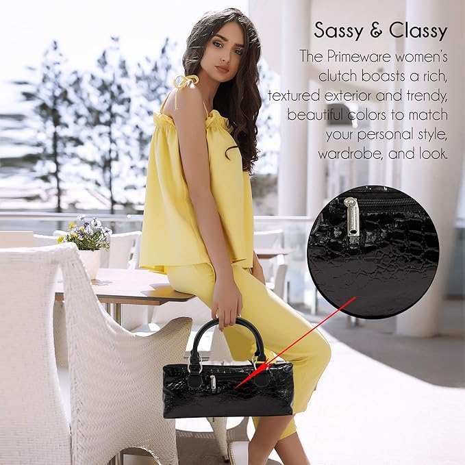 Wine Clutch Bag (Thermal Insulated) Trendy Women’s Carry Tote | Holds Red & White 750mL Bottles | Trendy Fashion | Incl. Portable Waiter-Style Corkscrew