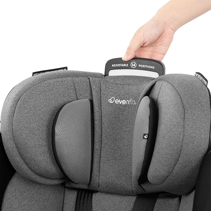 Evenflo Gold Revolve360 Extend All-in-One Rotational Car Seat with SensorSafe (Moonstone Gray)