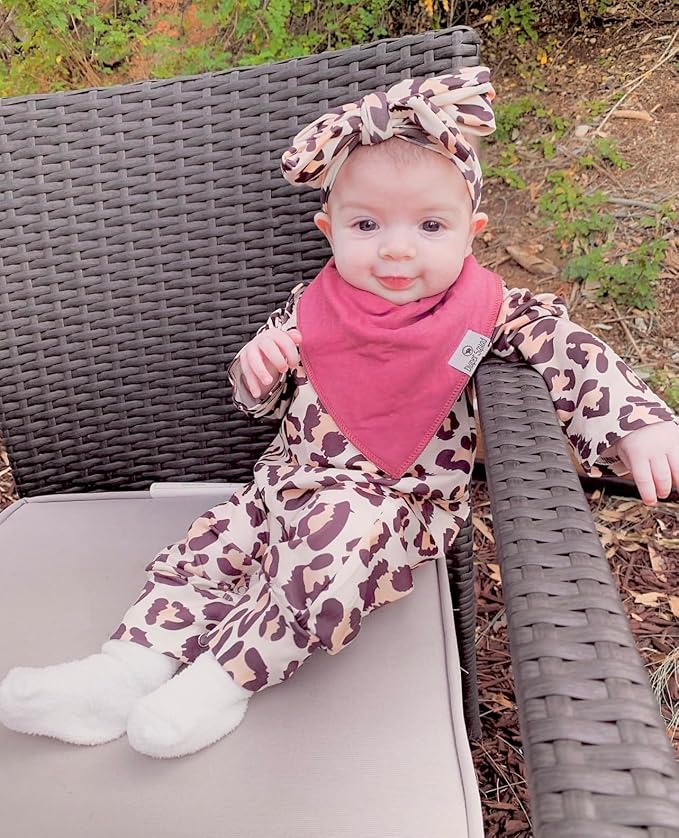 DiaperSquad's Baby Bibs for Drooling and Teething, Bibs for Boys, Baby Girl - Solid Cotton Baby Drool Bibs