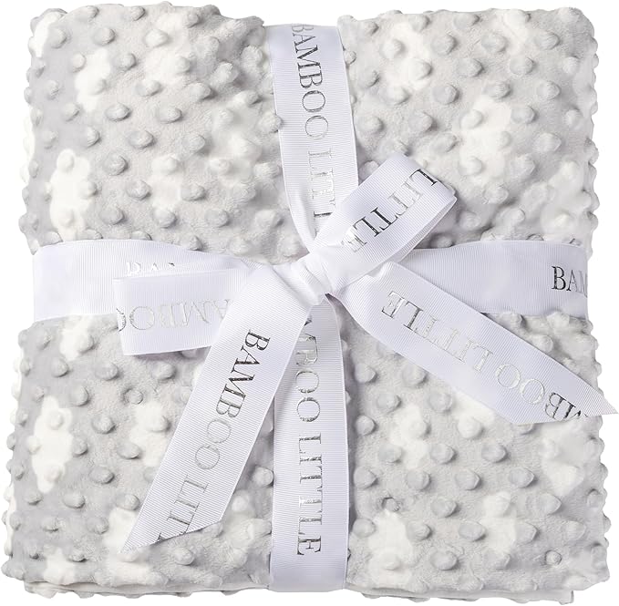 Ultra-Soft Baby Blanket - Lightweight & Breathable, Neutral Newborn Designs, Cloud Baby Crib, Infant, Toddler - 47"x47" Large