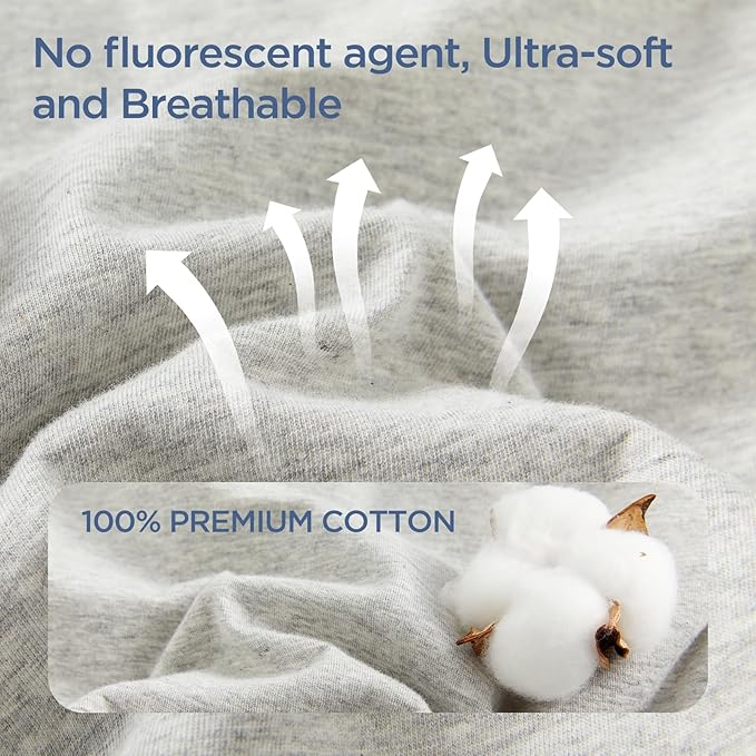 Duomiaomiao 2.5 TOG Baby Sleep Sack 100% Cotton Winter Baby Wearable Blanket, Warm Quilted Comfy Toddler Sleeping Sack