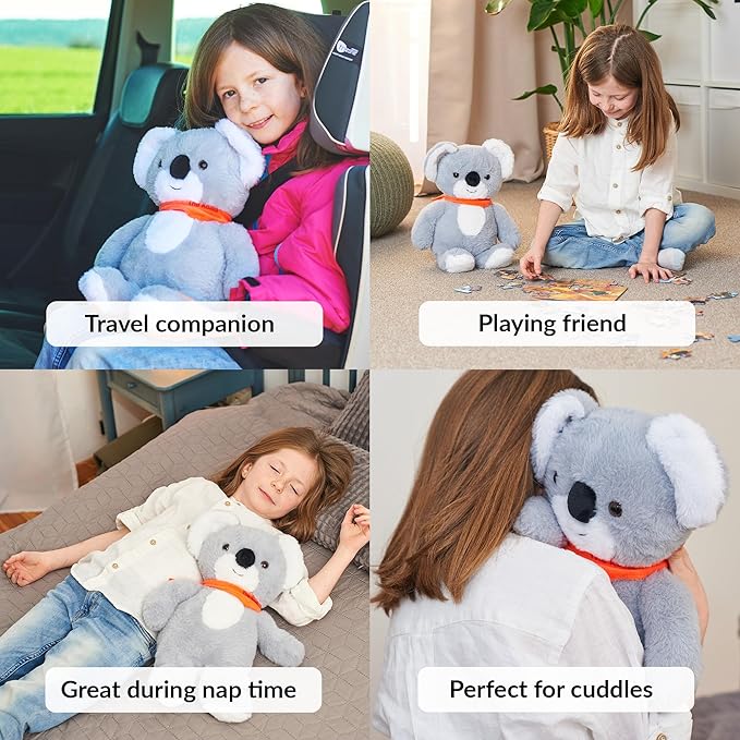 ODOXIA Weighted Animals | 3.1lb Koala | Stuffed Weighted Plush for Kids, Adults | Weighted Stuffed Animals | Weighted Plushies | Weighted Plushie