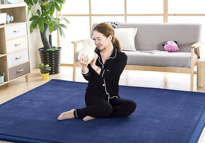 V-mix Baby Play Mat Nursey Decor Area Rug 1.18" Thick Hypebeast Rug Non Slip Rug Pads Large Area Rug Play Mats for Babies and Toddlers Non-Toxic Area Rugs Used for Living Room 7.8x6.5Ft