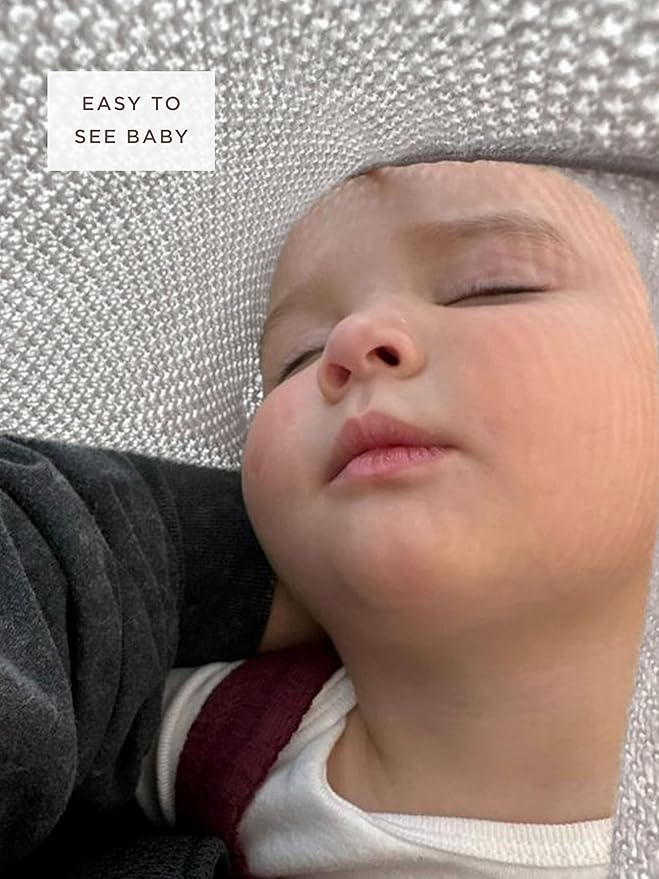 We are Amma | The Cocoon™ - Newborn Essentials Must Haves: Nursing Cover for Breast Feeding Essentials | Nursing Sweater Used as Breastfeeding Cover (Grey, Plus Size)