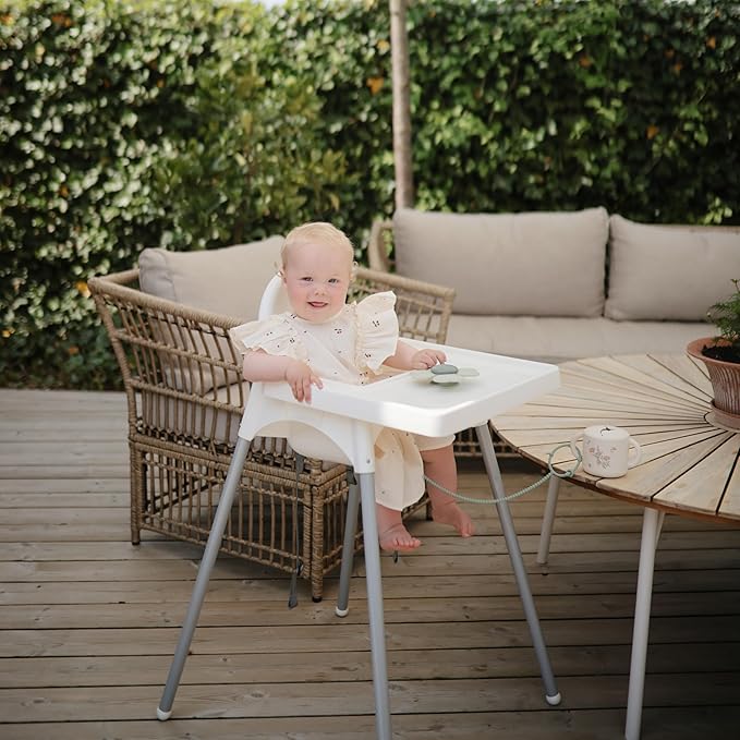 mushie Lucky Suction Spinner Toy | Toddler Sensory Toys for Bath & Play