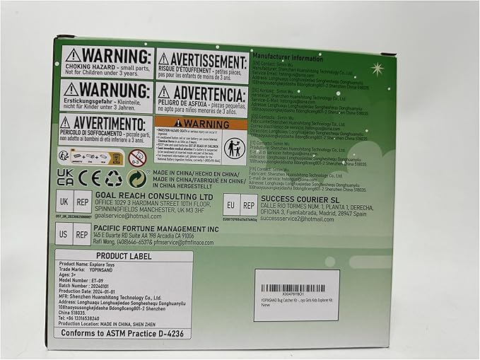 Bug Catcher Kit & Outdoor Explorer Kit for Kids, 10 Pcs Bug Catching Kit with Toy Cage, Backpack, Flashlight, Manifying Glass, Toy Net, Outdoor Exploration Toys Gift for Boys Girls 3-12