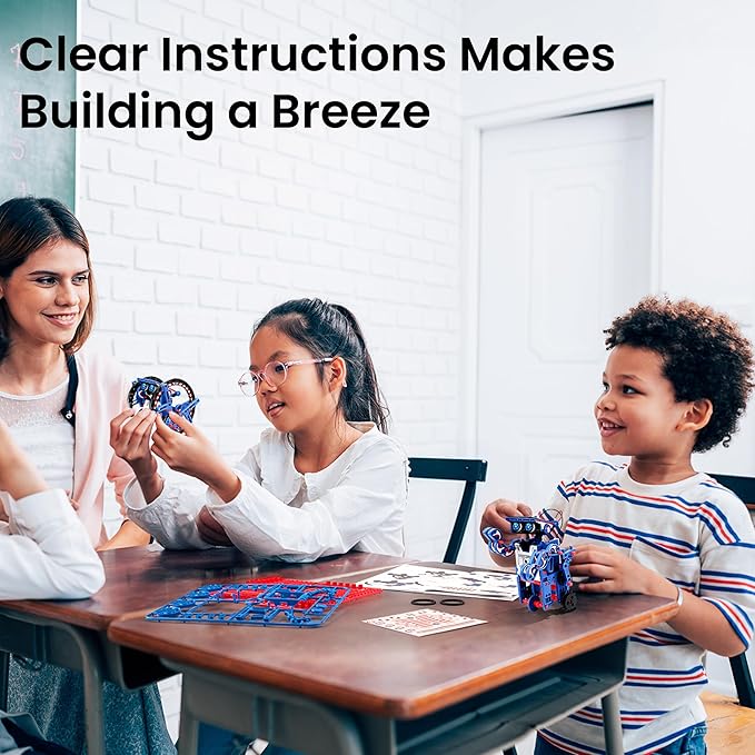 Sillbird Solar Robot Building Kit STEM Gift for Boys Aged 8-12, 12-in-1 DIY Science Educational Robotic Toys for Kids Teens Birthday, Powered by The Sun with 190 Pieces