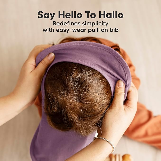 8-Pack Baby Bibs for Boys, Girls - Pullover Bibs for Drooling Teething Baby Girl & Boy Toddler, Newborn, Soft & Absorbent, Cute Colors, Large Torso Coverage Keep Infant Clean & Dry (Dahlia)