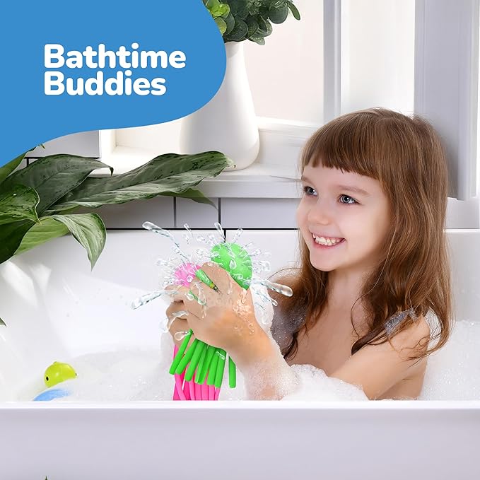 ArtCreativity Octopus Water Balls (Pack of 6), Pool Toys for Toddlers 3-5, Sensory Stress Relief Toy for Kids, Beach Water Toys & Swimming Toy for Toddlers, Cute Goodie Bag Fillers for Boys & Girls