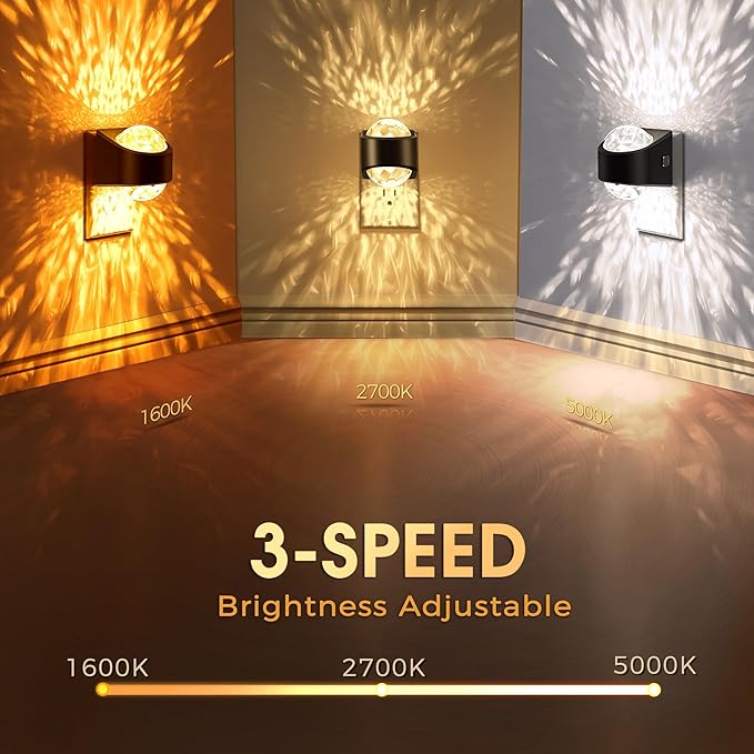 Briignite Night Light Plug into Wall, Color Changing Night light for Kids, 3CCT Diamond Design with Galaxy Star Projector, Dusk to Dawn Sensor for Nursery Bathroom Bedroom Gaming Room Decor Gift