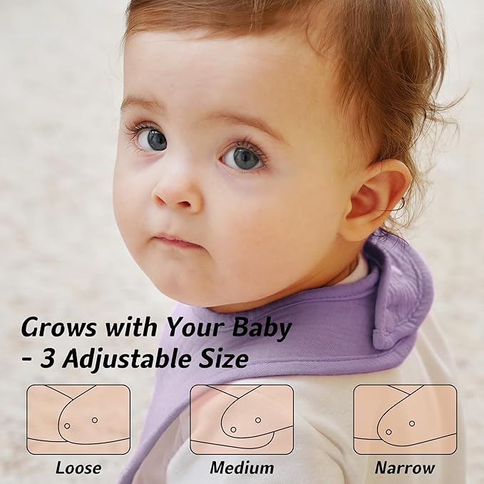 Muslin Baby Bibs Cotton Baby Drool Bandana Bibs for Baby Girls Boys Infant Newborn Toddler Drooling and Teething