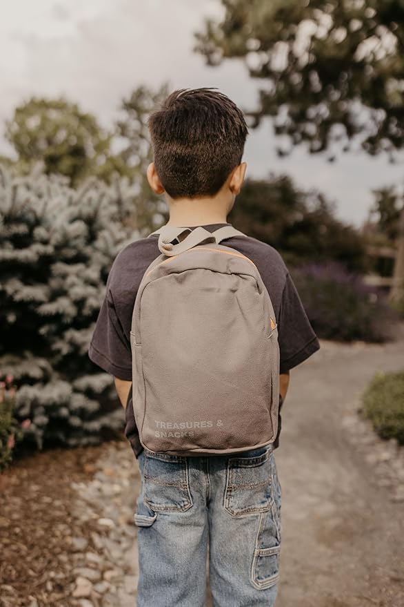 Hip Baby Wrap - Adventure-Ready Backpack for Toddlers - Cotton - Wipeable Fabric Lining and Large YKK Zipper - Perfect for Little Explorers, Comfortable & Stylish Design - Grey