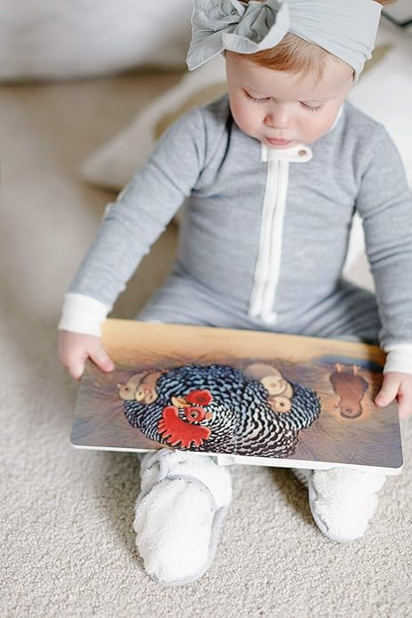 Warm Baby Booties Cozy Baby Slippers Stay on with Non Slid Sole with grippers for Newborns and Infants