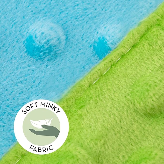 S&T INC. Crinkle Squares Baby Toys, 6 Inch x 6 Inch, Dots, 2 Pack