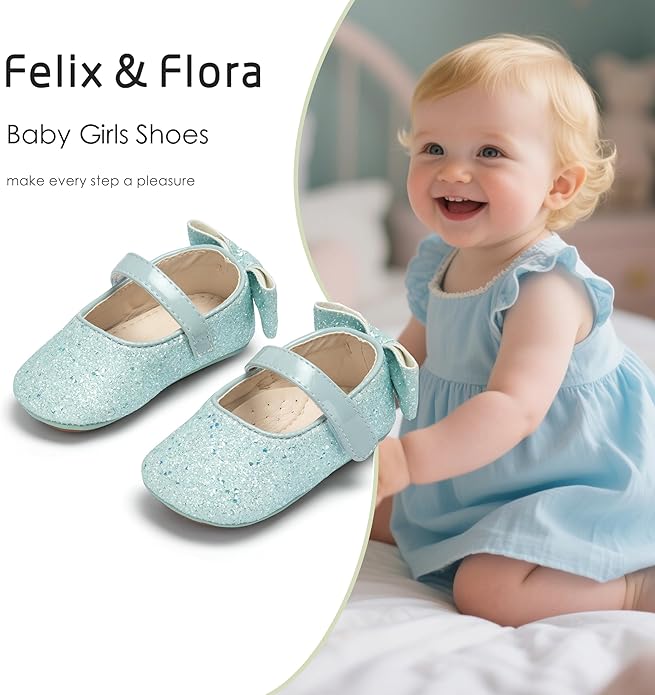 Soft Sole Baby Shoes - Infant Baby Walking Shoes Moccasins Rubber Sole Crib Shoes