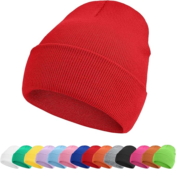 ZOORON Toddler Beanie Baby Kids Beanies Warm Winter Hat Knit Skull Cap for Boys & Girls Soft Children Infant Hat