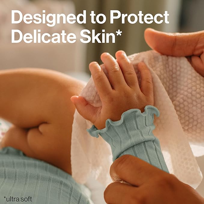 The Honest Company Clean Conscious Multi-Use Wipes, Unscented Hypoallergenic Baby Wipes for Sensitive Skin, 99% Water Plant-Based Compostable Wipes, Pattern Play, 720 Count