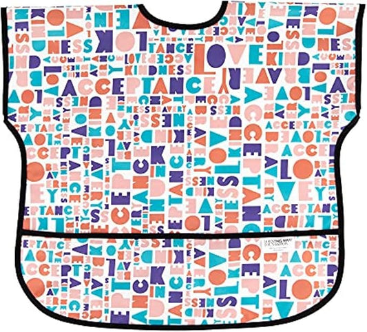 Bumkins Bibs - Toddler Bibs, Waterproof, Large for 1-3 Years, Short Sleeve