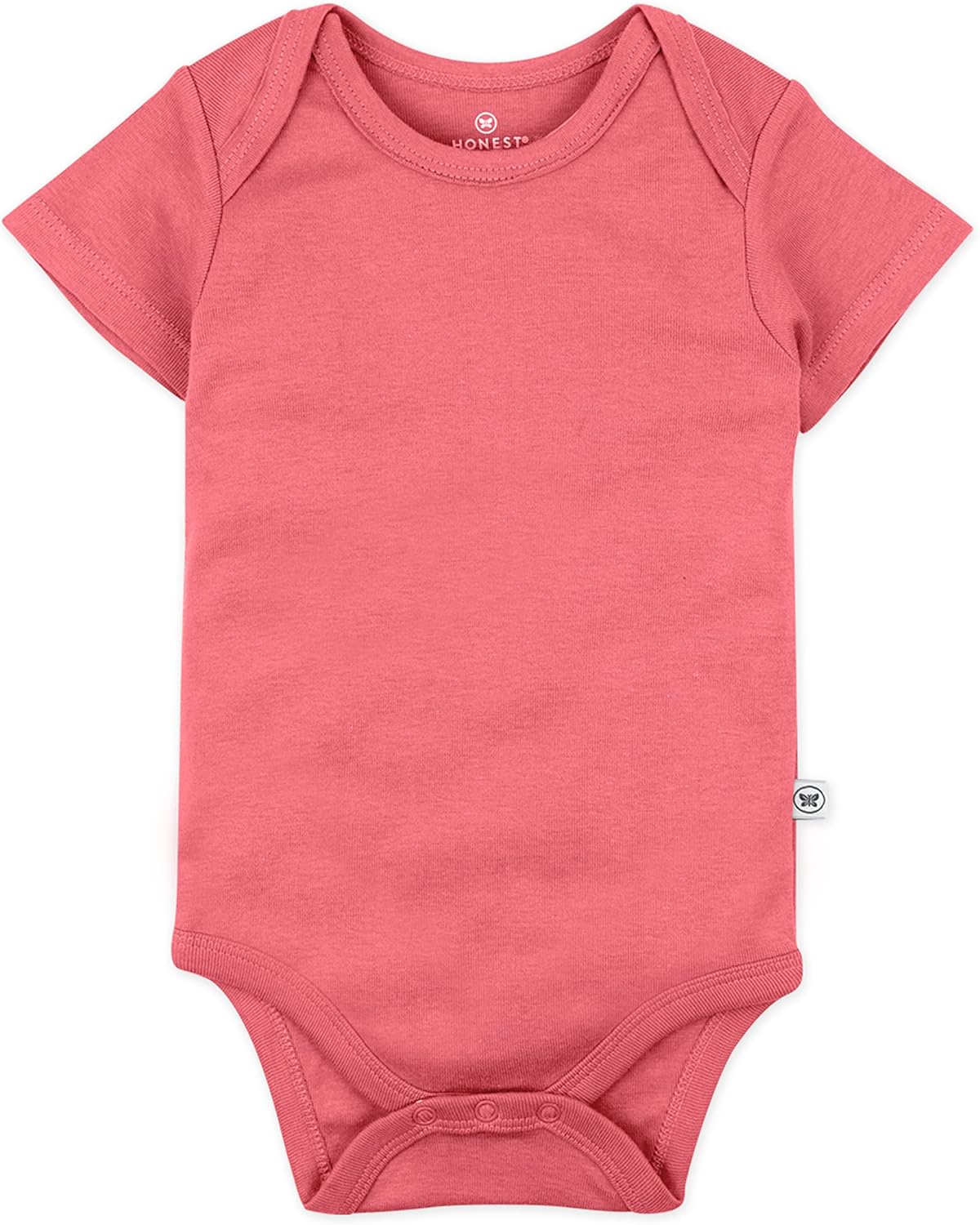 HonestBaby unisex-baby 10-pack Short Sleeve Bodysuits One-piece 100% Organic Cotton for Infant Baby Boys, Girls