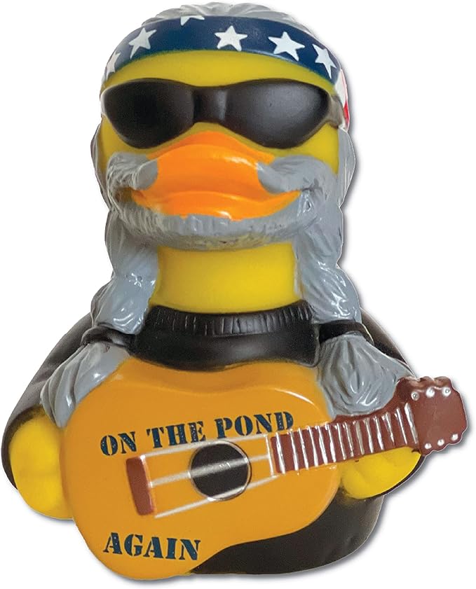 CelebriDucks - On The Pond Again - Floating Rubber Ducks - Collectible Bath Toy Gift for Kids & Adults of All Ages