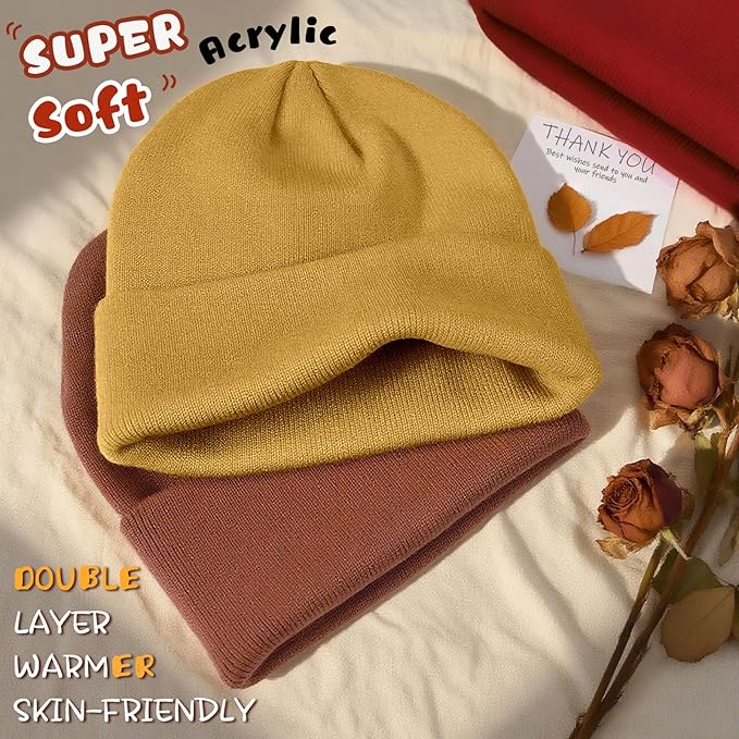 ZOORON Toddler Beanie Baby Boys Girls Beanies Kids Winter Hats Children Knit Warm Caps Soft Ski Hat