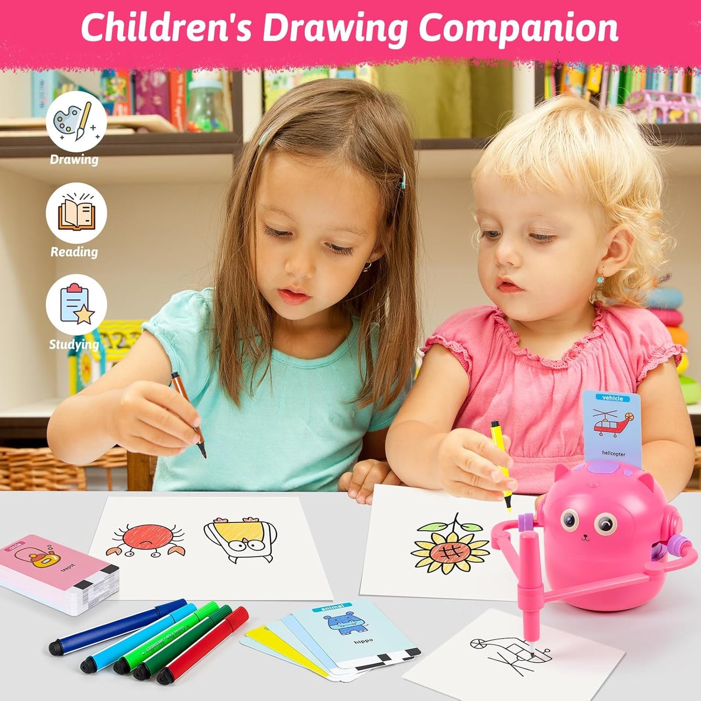 Drawing Robot Toy (12Pcs Pen)
