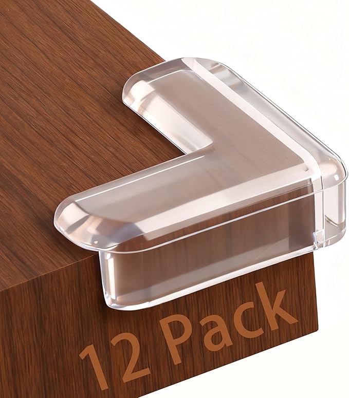 Baby Corner Protector Corner Protector Baby Furniture Corner Protection Transparent Cover Sharp Furniture and Table Top Edges with Adhesive 16 Pack(L-Shaped)