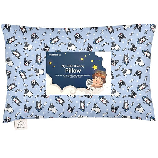 Toddler Pillow with Pillowcase - 13x18 My Little Dreamy Kids Travel Bed Pillows for Sleeping, Organic Cotton Small Pillowcase, Soft & Breathable, Machine Washable, Toddlers 2-5 Years Old (Pawtrol)