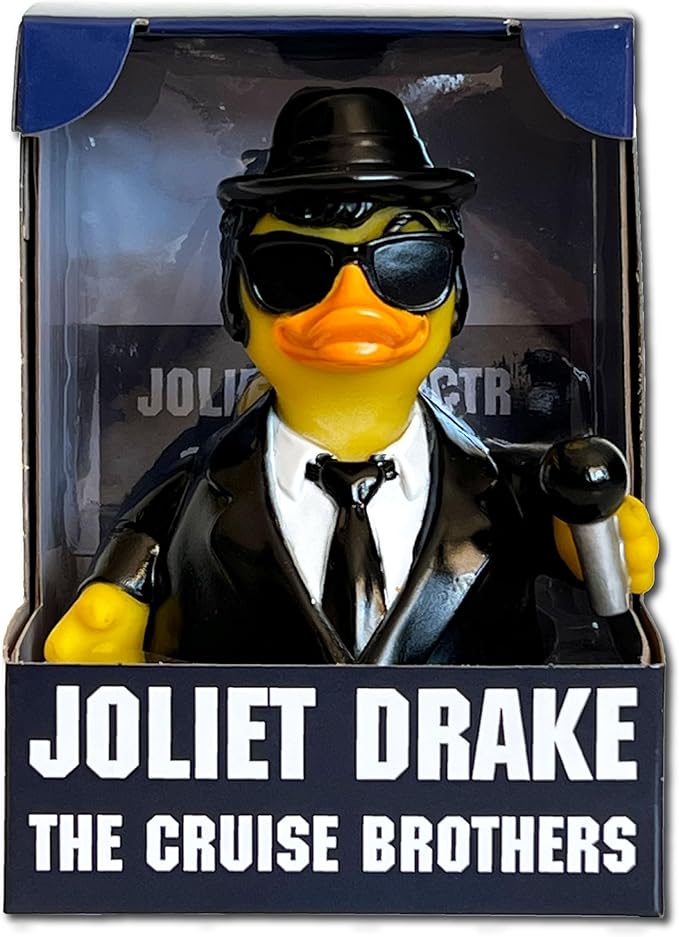 CelebriDucks - Joliet Drake - The Cruise Brothers - Floating Rubber Ducks - Collectible Bath Toy Gift for Kids & Adults of All Ages